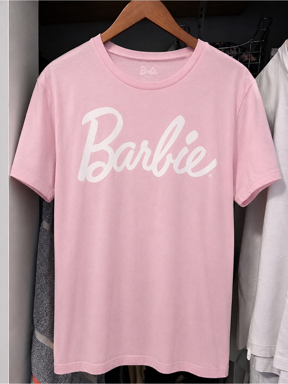 Barbie Pink Short Sleeve Logo Tee